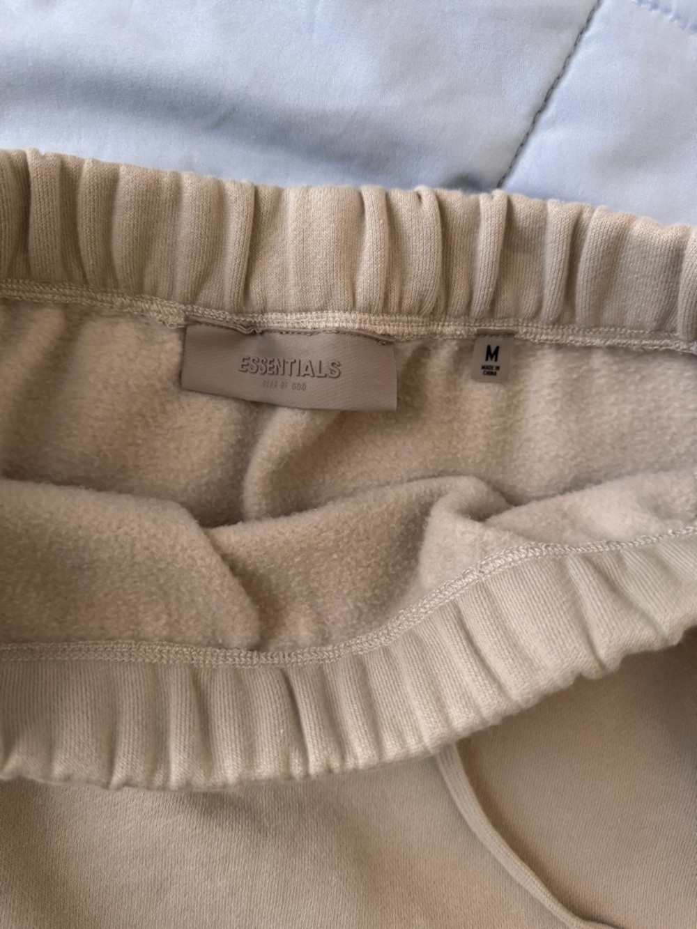 Essentials Neutral Beige Drawstring Mini Skirt - Picture 4 of 5